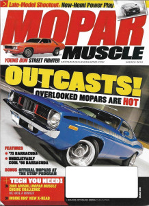 MOPAR MUSCLE 2010 MAR - LX SHOOTOUT, NEW SMALL BLOCK HEADS, AMSOIL WINNER*